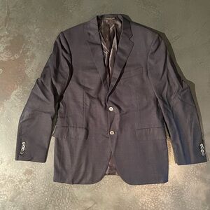 Corneliani Navy Blue Men’s Blazer Made in Italy 100% Wool